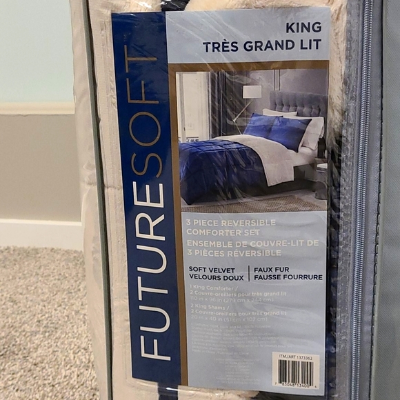 3 piece comforter set - Picture 3 of 6